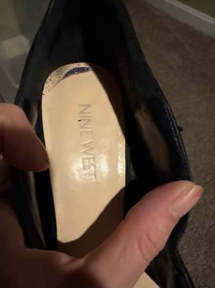 Photo of free 8.5 Nine West black heels (Severn) #3