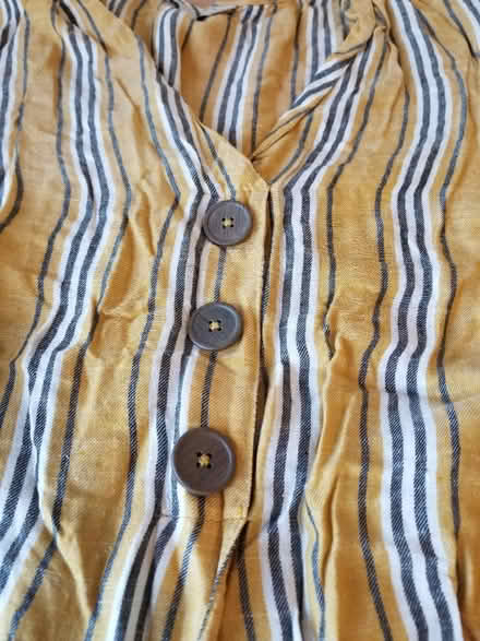 Photo of free Yellow striped shirt size 12 (Gloucester) #3