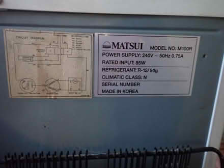 Photo of free Small fridge/freezer (Fairfield LA1) #3