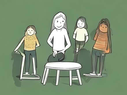 Photo of Small low footstool (Endmoor LA7) #1