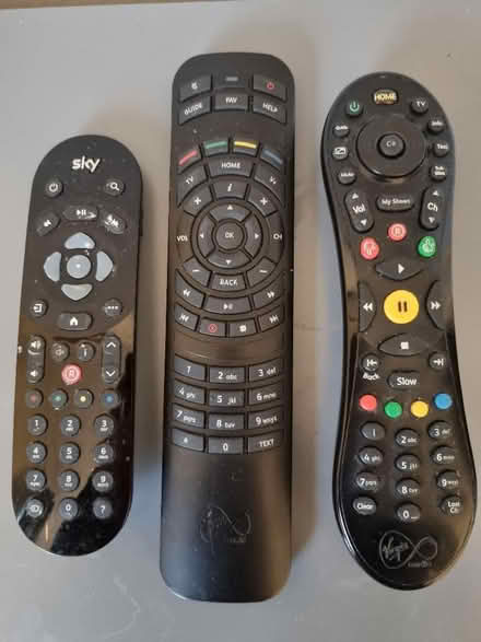 Photo of free 1 Sky and 2 Virgin Media Remotes (Sunniside NE16) #1