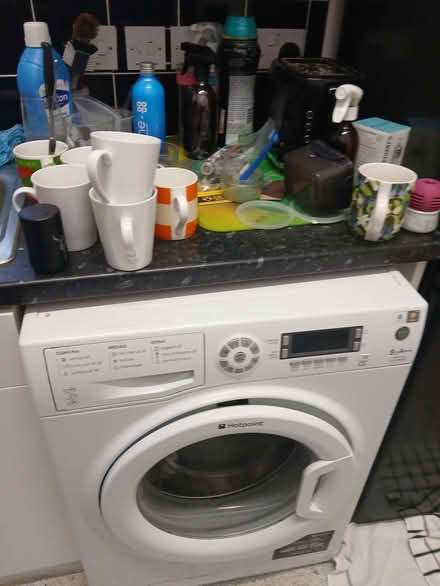 Photo of free Hotpoint washing machine and black tall fridge freezer. (Hornsey N8) #2
