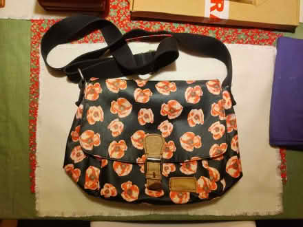 Photo of free Red poppy small satchel bag (Corsham) #1