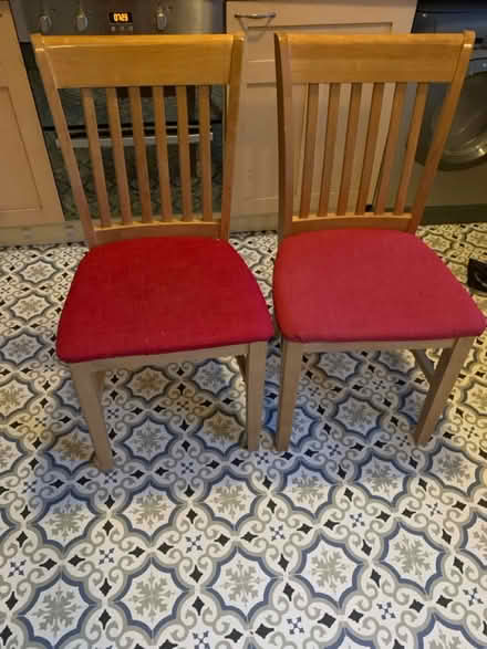 Photo of free Dining chairs (4) (Belle Isle LS10 Leeds) #1