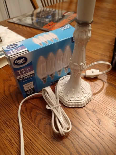 Photo of free Candlestick lamp (Odenton) #2