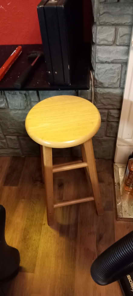 Photo of free 2 wooden stools (DA10) #1