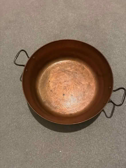 Photo of free Jam/preserving pan Copper (Lewes Nevill area) #1