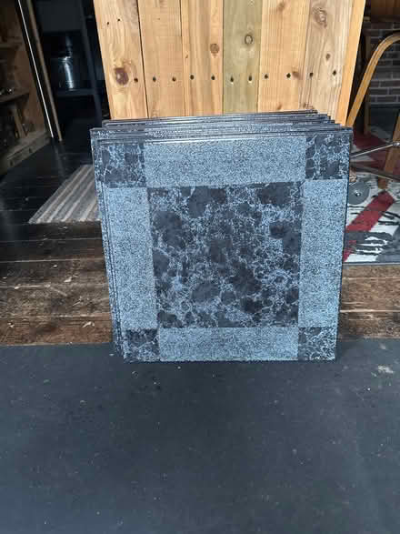 Photo of free Black floor tiles (Sutton Bridge) #1