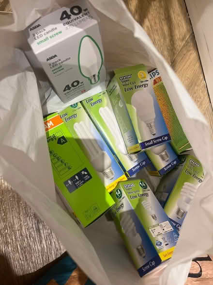 Photo of free Bag of various screw bulbs (Wolstanton ST5) #1