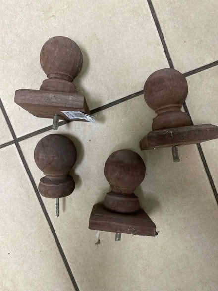 Photo of free Wooden post tops (Benslow SG4) #1