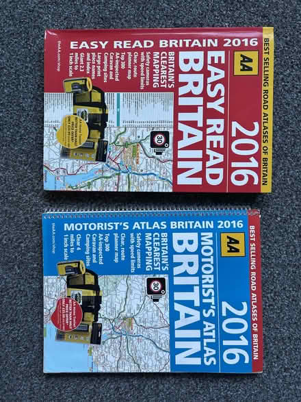 Photo of free 2016 UK road atlas x 2 (Helsington LA8) #1