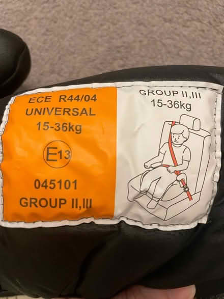 Photo of free Child booster seat (Halfords) (Pimlico SW1V) #2