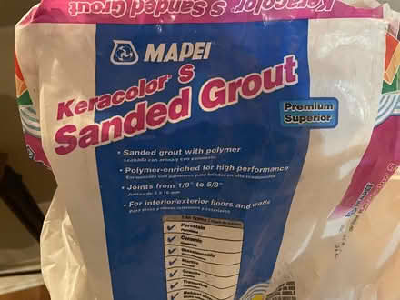 Photo of free Sanded grout, gray color (Decatur) #1