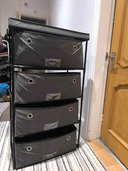 Photo of free B&m fabric and steel drawers (Nooklands PR2) #1
