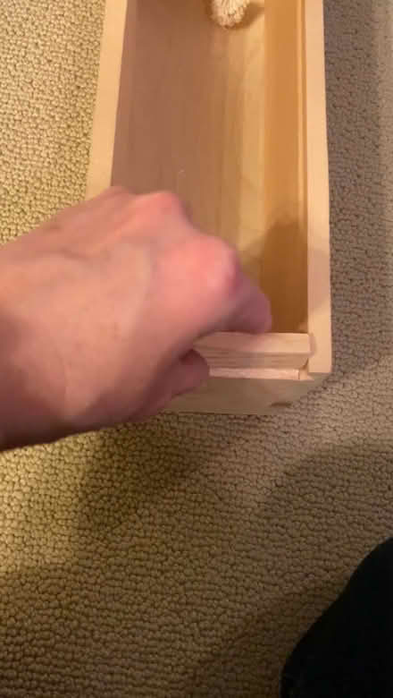 Photo of free wooden box with sliding lid (Silver Glen Rd & Stevens Rd) #4