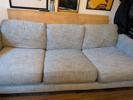 Photo of free Large grey sofa (Manchester M19) #2
