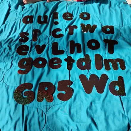 Photo of free Iridescent Bulletin Board Letters (Darien) #1