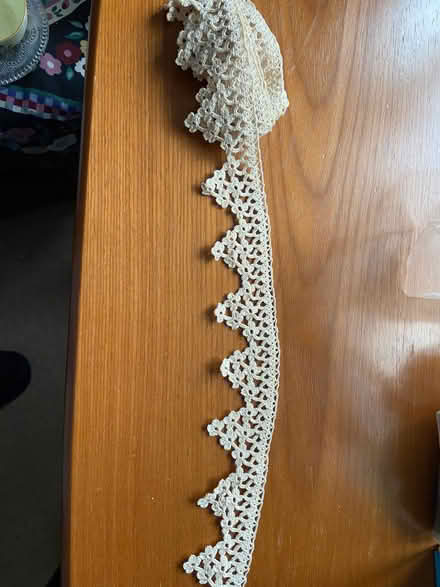Photo of free Crocheted lace edging (Colwall Stone WR13) #1