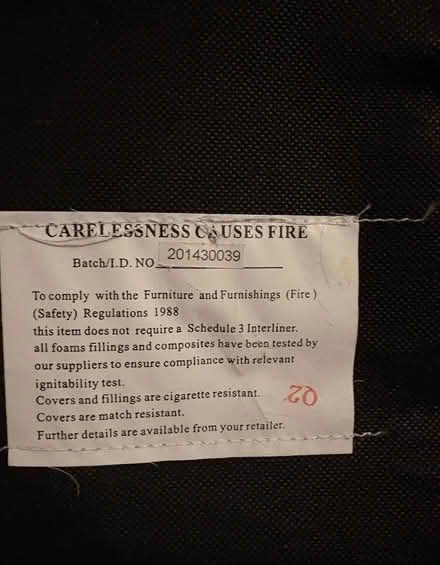 Photo of free Dark grey sofa (Gillingham ME7) #3