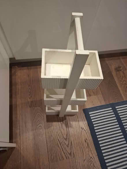 Photo of free White wooden organiser (IG117SA, Barking) #2