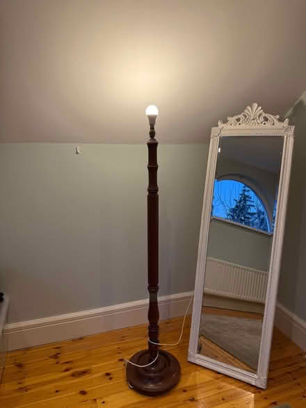 Photo of free Wood floor lamp (Ashford Village, Wicklow) #3