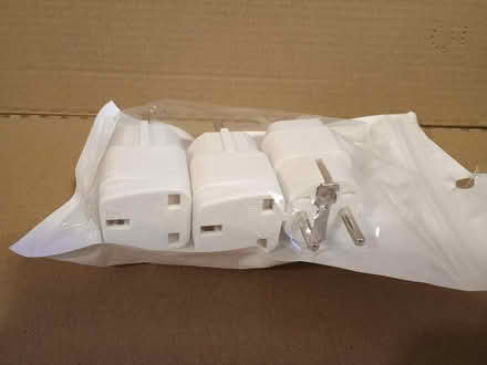 Photo of free European to UK Adapter x 3 (Liverpool L21) #1