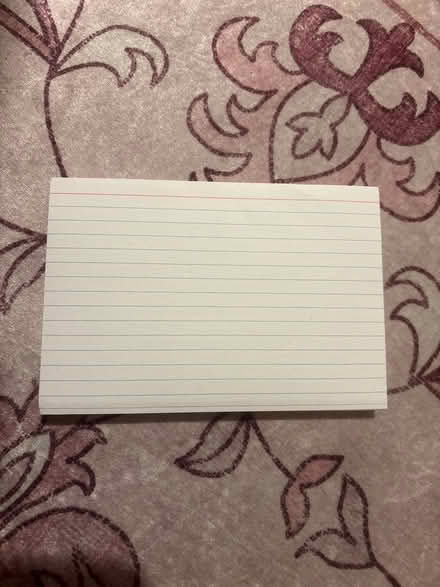 Photo of free Stack of index cards (Gaithersburg (off Goshen Rd.)) #2