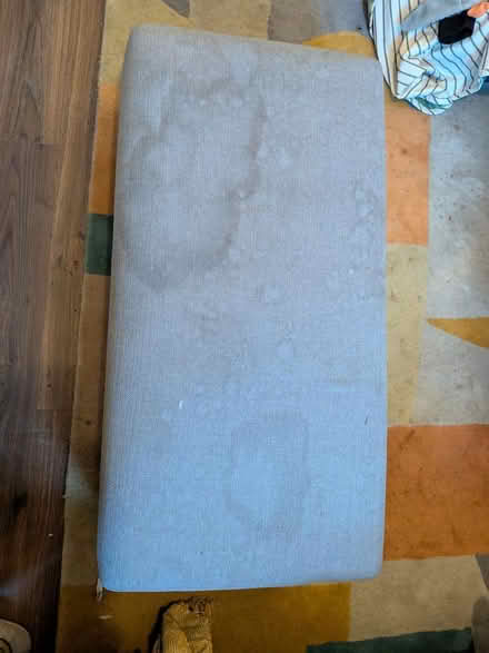 Photo of free Grey footstool/ pouffe (Manchester M19) #1