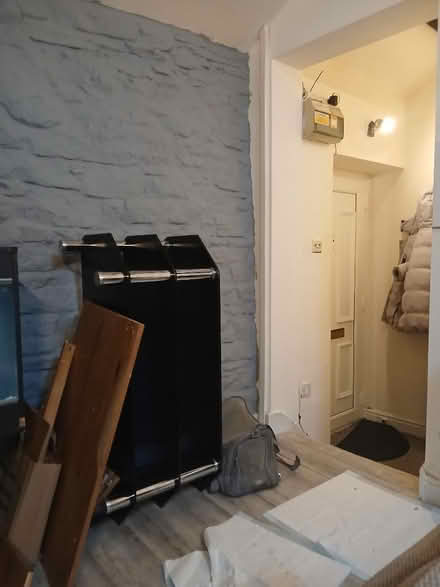 Photo of free Black tv stand (Penrith CA11) #1