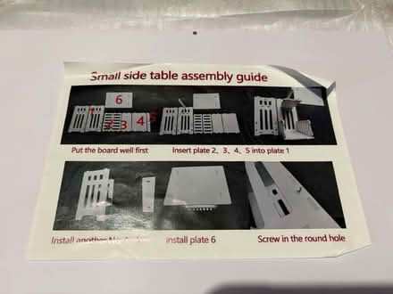 Photo of free Small Side Table - Flat Pack (Liverpool L13) #1