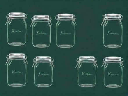 Photo of free 6 x 0.5L clip top Kilner jars (Woodford SK7) #1