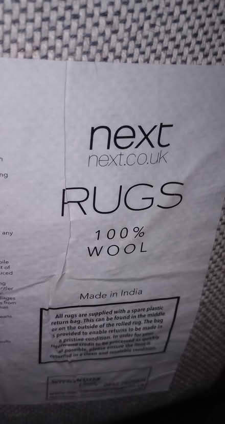 Photo of free Rug 250 x 175cm from Next (Formby) #3