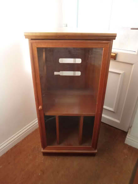 Photo of free A teak hifi cabinet with record storage (Patchway BS34) #1