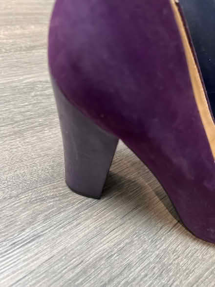 Photo of free Purple and Navy Blue Block Heel Pumps. Size 8 (Southsea PO4) #3