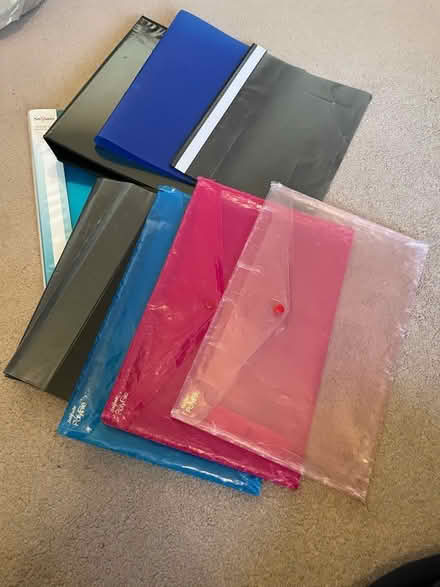 Photo of free Mixed Stationary folders (Woodley RG5) #1
