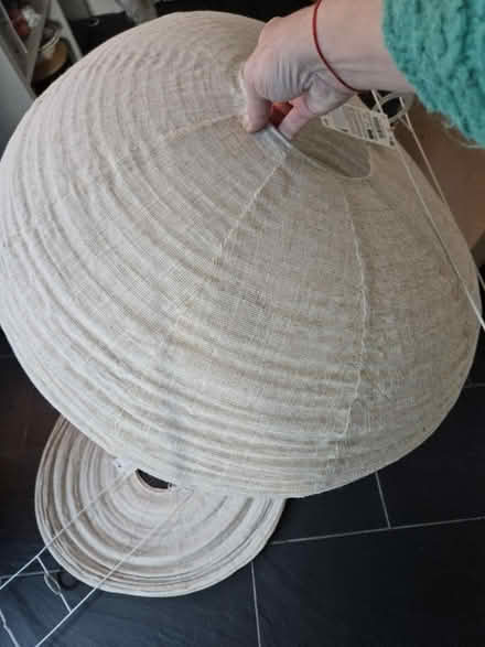Photo of free Linen lamp shades x2 (Highbury N5) #2