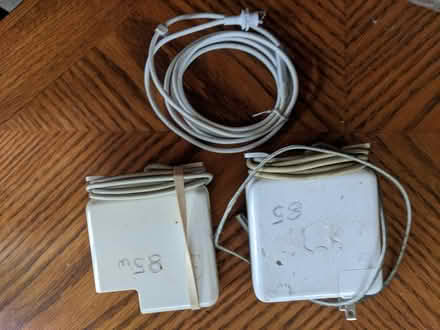 Photo of free old Apple laptop power supplies etc (Ann Arbor near Hillside Terr.) #2