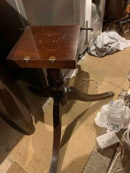 Photo of free Circular drop hinged table - slight veneer damage but can be repaired easily. Good size! (Brough CA17) #4