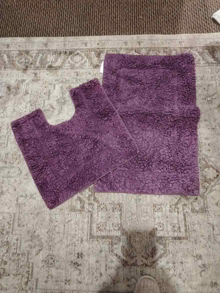 Photo of free Toilet pedestal and bath mat (Walsall WS2) #1