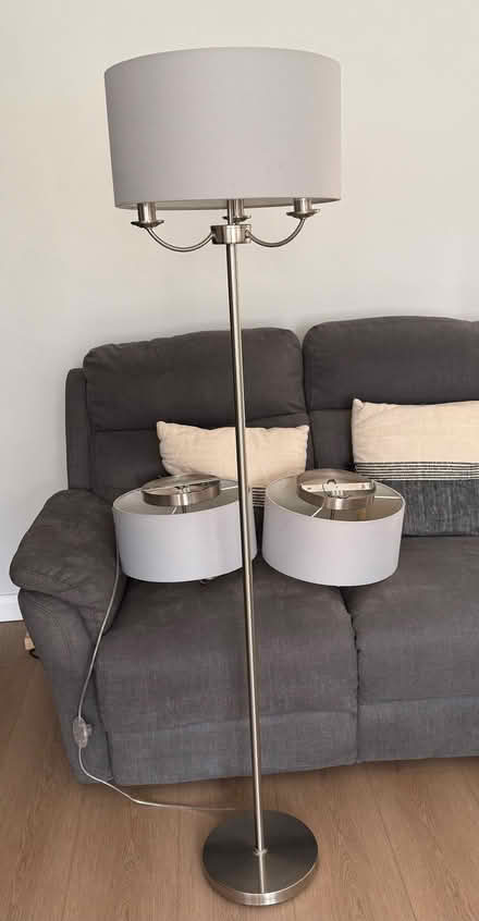 Photo of free Argos Home Highland Lodge Flush Ceiling Light x 2 and Lamp (Wetherby LS22) #1