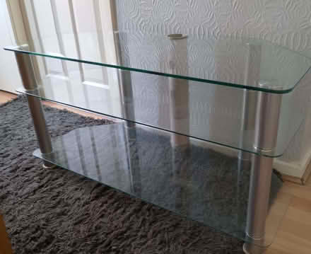 Photo of free Smoked glass tv unit (Northowram HX3) #3