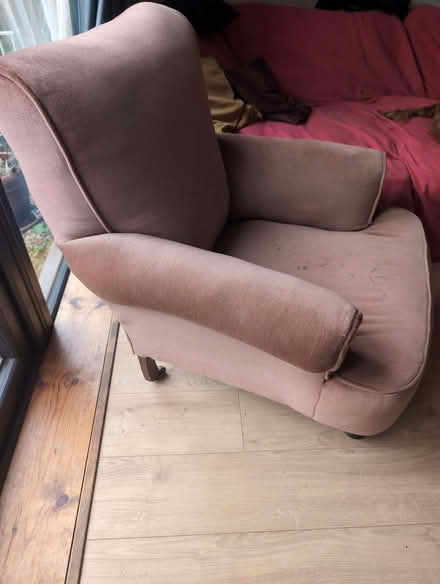 Photo of free Pink low chair (Ardingly RH17) #2