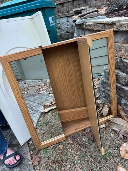 Photo of free Bathroom vanity, mirror and sink (Peachtree Corners) #3