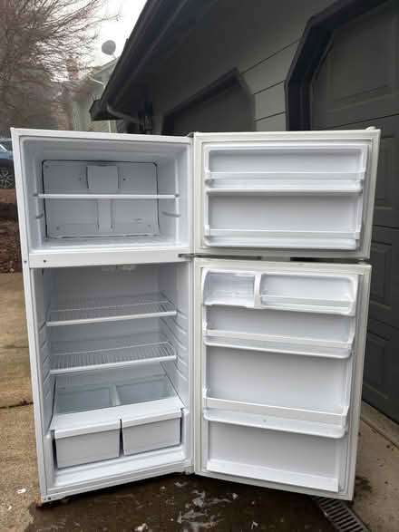Photo of free Older Whirlpool Frig (Southwest Eugene) #2