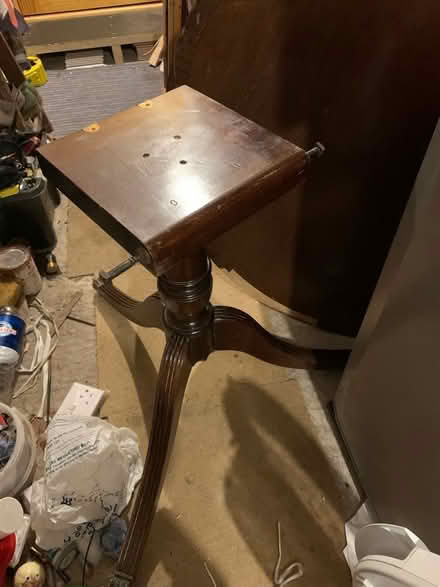 Photo of free Circular drop hinged table - slight veneer damage but can be repaired easily. Good size! (Brough CA17) #3