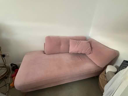 Photo of free Small pink couch (Dun Laoghaire) #1