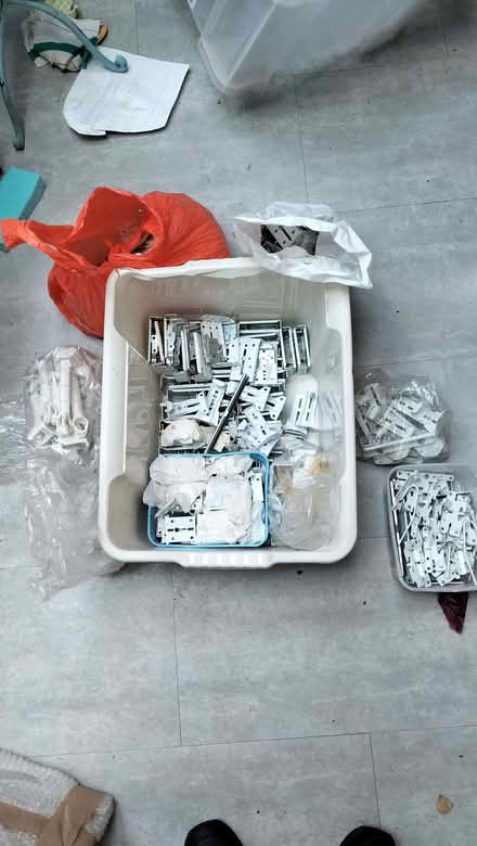 Photo of free Box of curtain track brackets (Greystoke CA11) #1