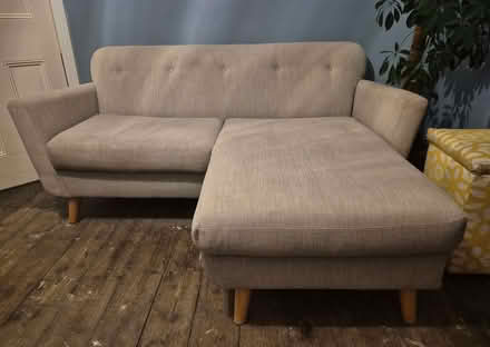 Photo of free Mushroom Lshape sofa and light blue sofa (Rochester ME1) #1