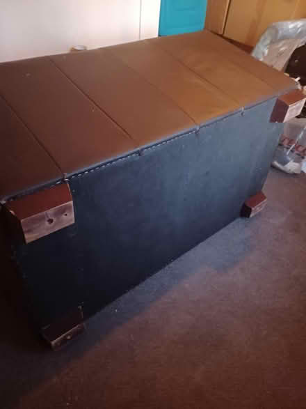 Photo of free 2 seater brown faux leather sofa (Kidderminster DY10) #3