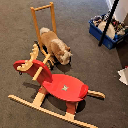 Photo of free Moose Rocker and Push along Walker (Wrexham LL13) #2